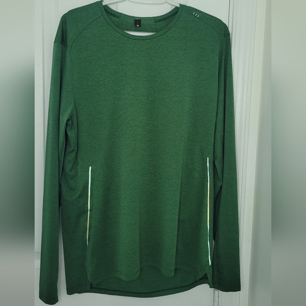 lululemon athletica Green Long Sleeve Shirt